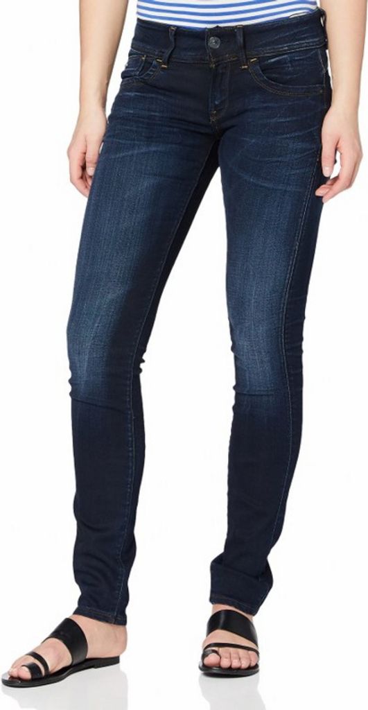 G-Star Damen Lynn Mid Waist Skinny Jeans Medium Aged W28/L32