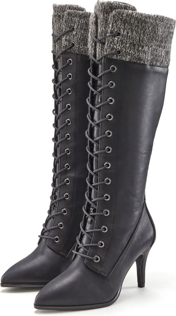 LASCANA Stiefel schwarz Größe 39