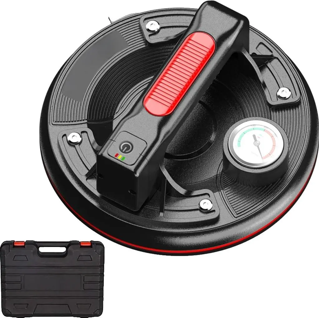 Ventosa Professionale 20cm 220kg con Manometro - Sicurezza Totale