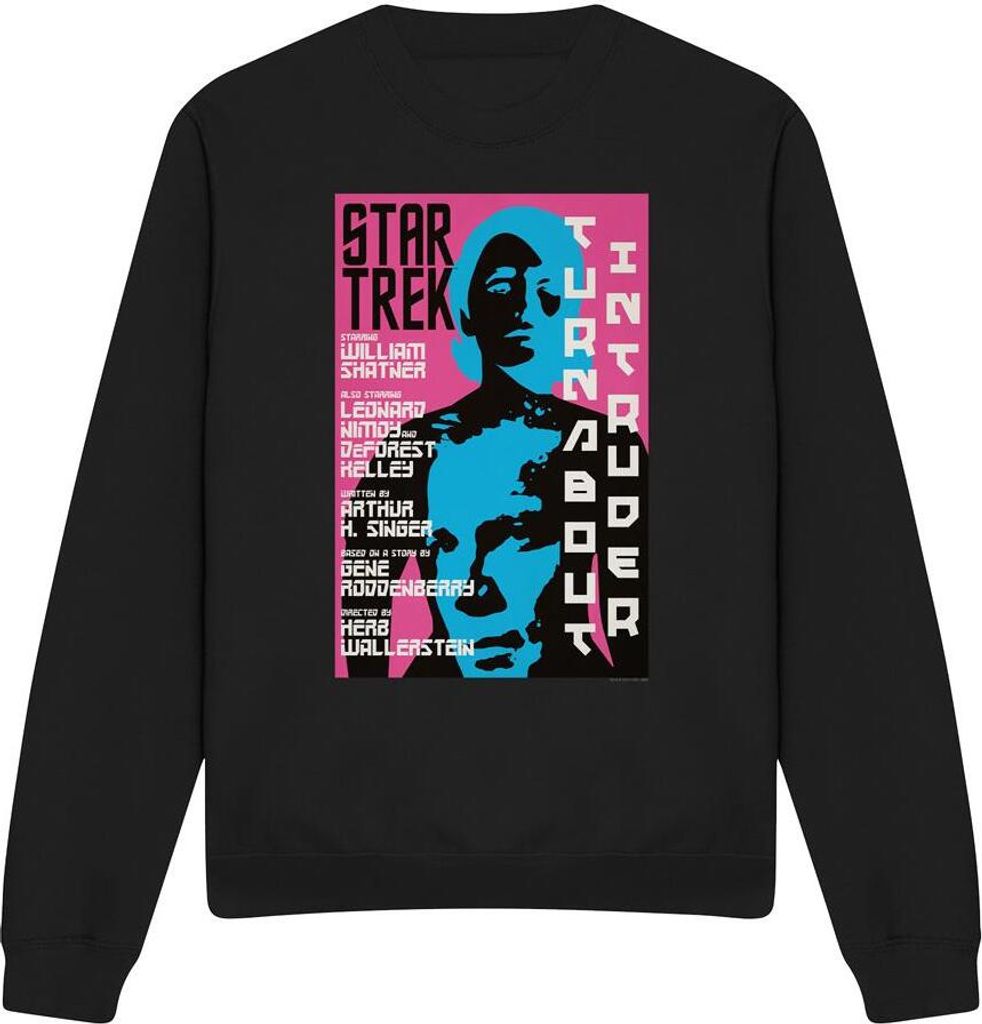 Star Trek - "The Original Series Episode 79" Sweatshirt für Herren/Damen Uni TV11666 (M) (Schwarz)