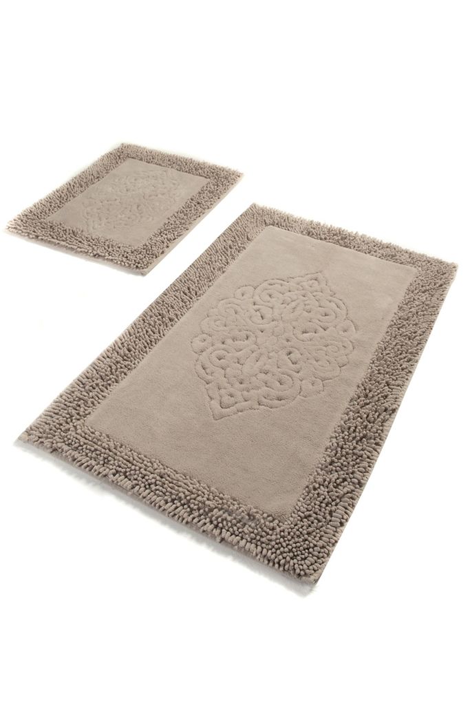 Generico | Set tappetino da bagno | 100% cotone - Immagine del prodotto 