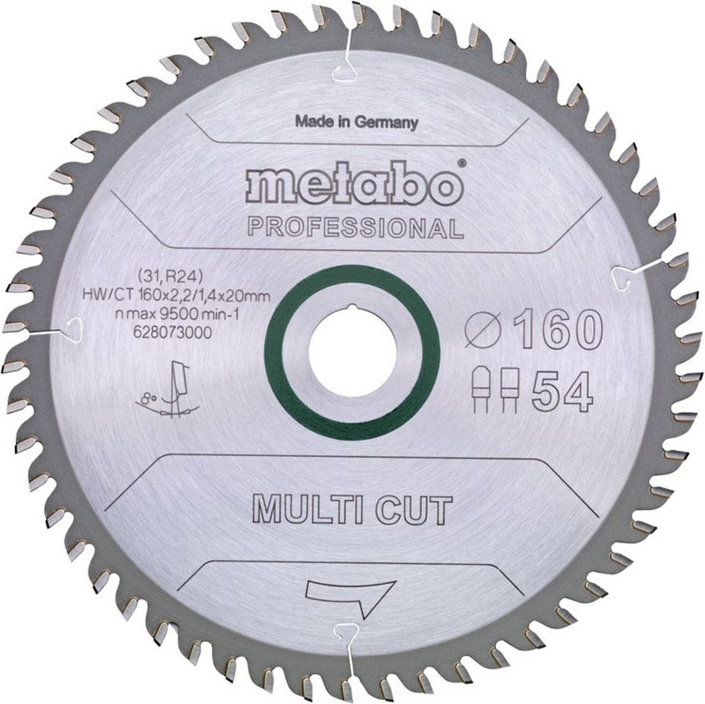 Metabo Sägeblatt multi cut - professional FZ / TZ 8° Produktbild 