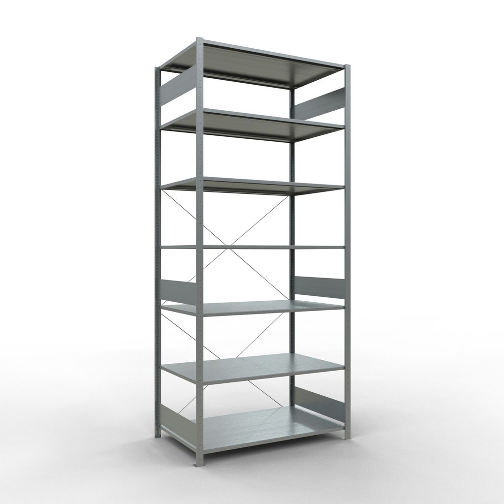 Stecksystem Grundregal - 3000x1300x800 mm, Typ 150 kg