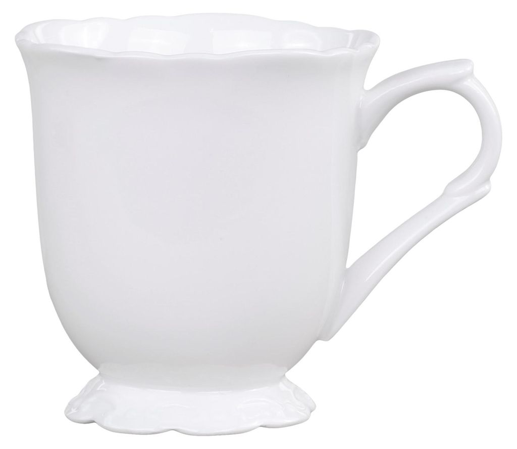 Chic Antique Becher PROVENCE Porzellan Geschirr Weiß Tasse Produktbild 