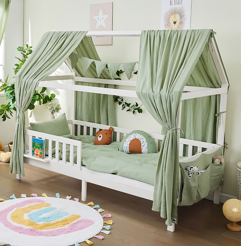 ALAVYA HOME® Betthimmel DEKO Set für HAUSBETT 3-TLG Set 2 x Betthimmel ALAVYA HOME® Betthimmel DEKO Set für HAUSBETT 3-TLG Set 2 x Betthimmel