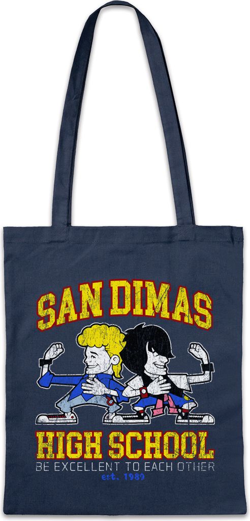 Urban Backwoods San Dimas High School, Stofftasche, Farbe: Navy