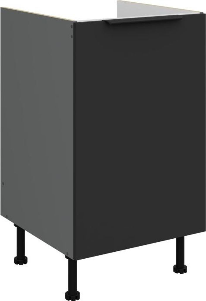 Dolní dřezová skříňka LUNARA - šířka 50 cm, černá / Obrázek produktu 