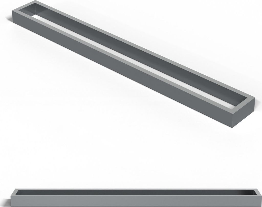 Handtuchhalter 60cm Edelstahl zum Kleben ohne Bohren Handtuchstange Halter Träger Bad WC Küche