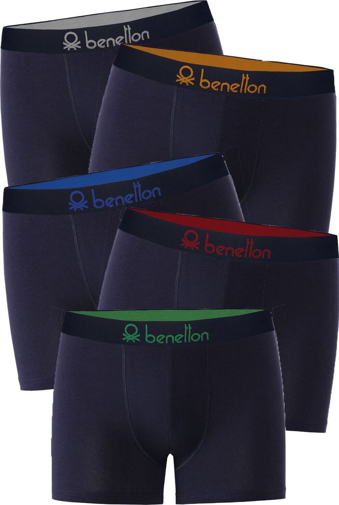 United Colors of Benetton 5er Pack Boxershorts, atmungsaktiv und hautfreundlich