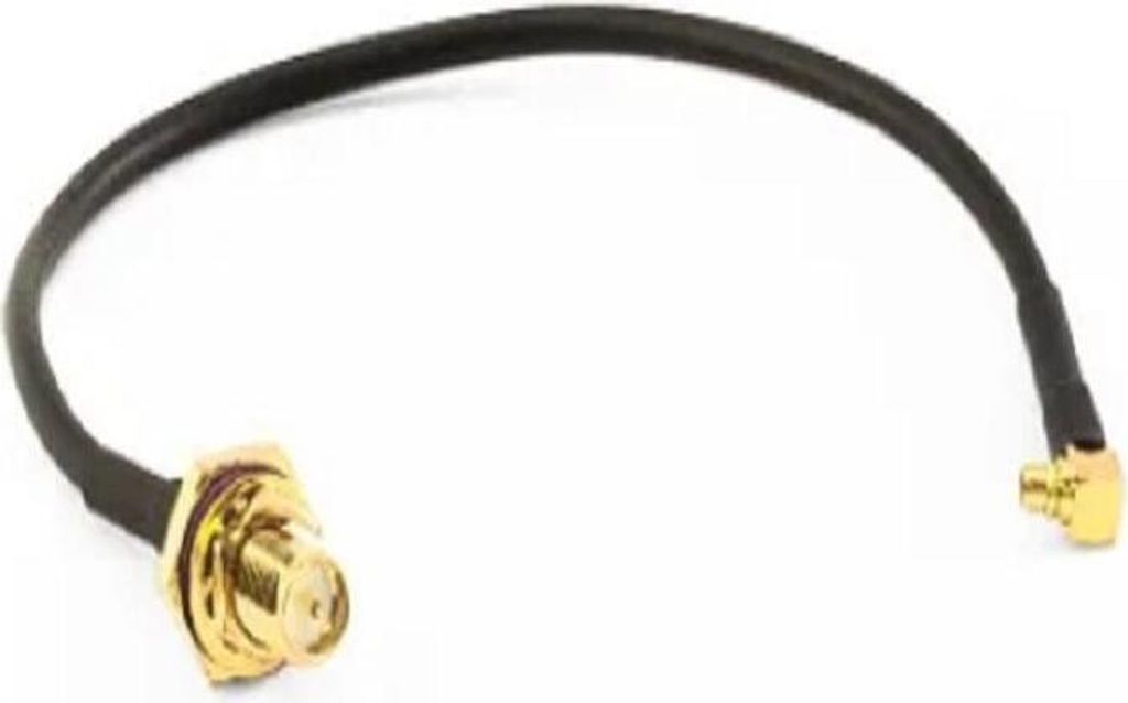 Pigtail RP-SMA-Buchse zu MMCX-Stecker, 18cm, LLC100, 50 Ohm