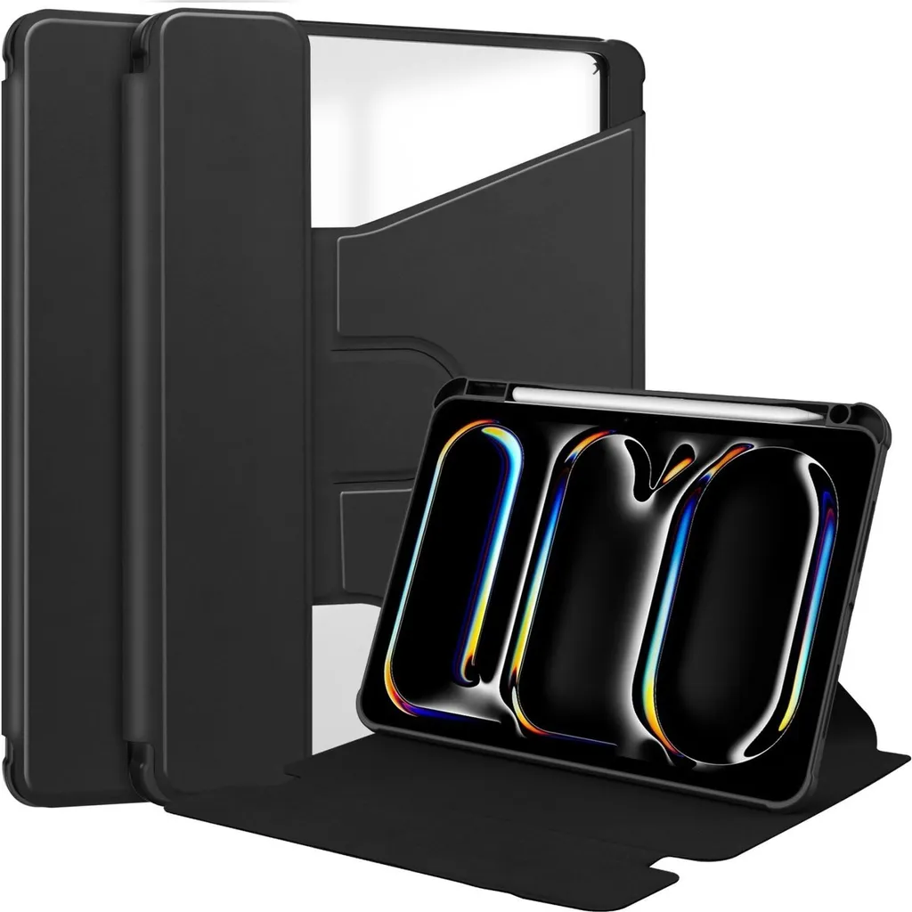 Per Apple iPad Pro 13 2024 Design 360 Degree Art Custodia in pelle per Tablet Sleeve Cases