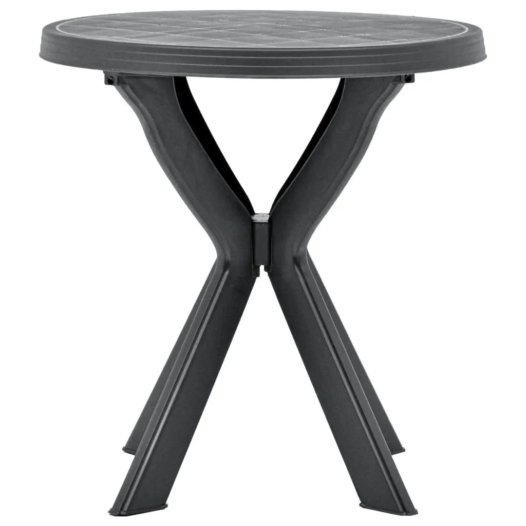 SYFAX™ Tavolo da Bistrot Antracite Ø70 cm in Plastica