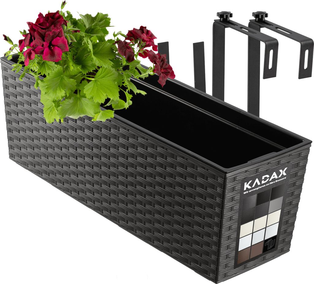 KADAX Blumentopf mit Einsatz "Murano", 56 cm, Mit Produktbild 