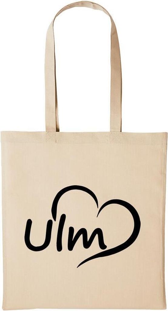 Huuraa Baumwollbeutel Ulm Geschenk Einkaufstasche Natural Produktbild 