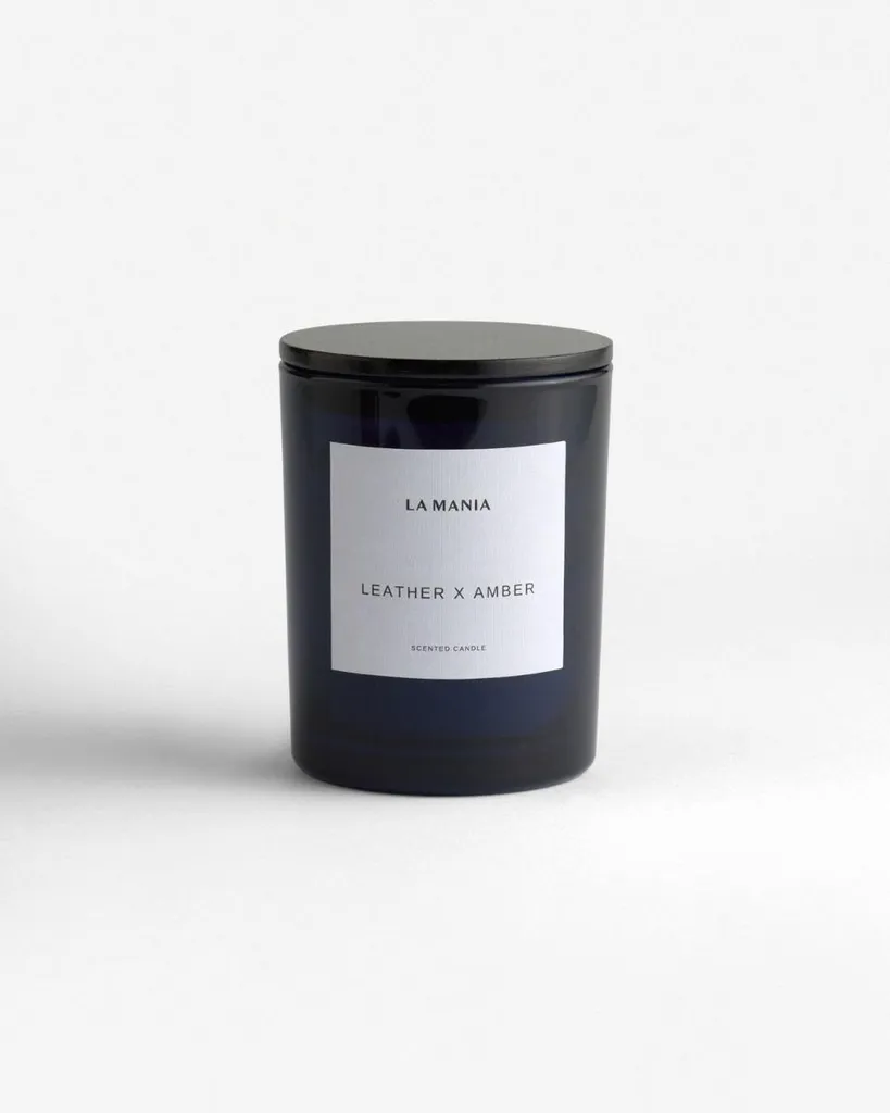 Candela Leather & Amber S: Profumo Cuoio e Ambra Artigianale 25h