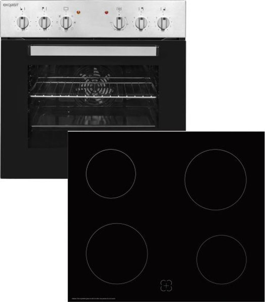 Exquisit EHE156-2U - Zonen-- Glaskeramik - 2000 W - 1100 W Produktbild 