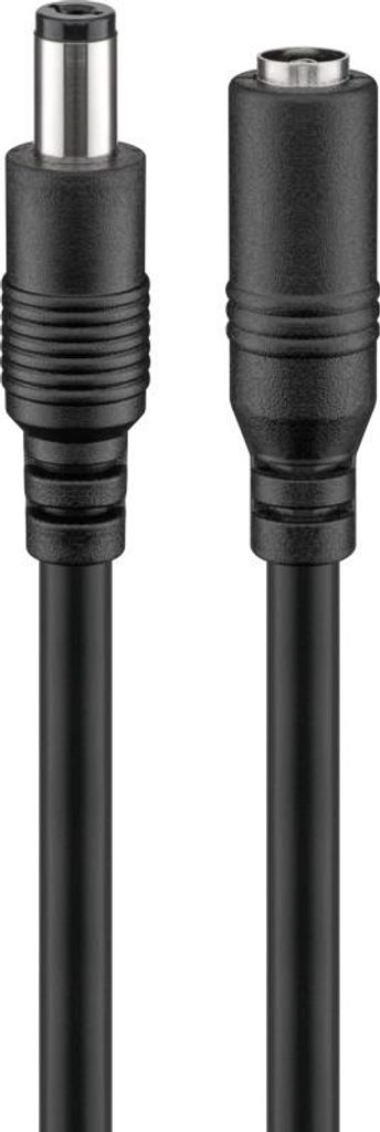 Goobay DC-Verlängerungskabel 2,1 mm, Schwarz, zur Produktbild 