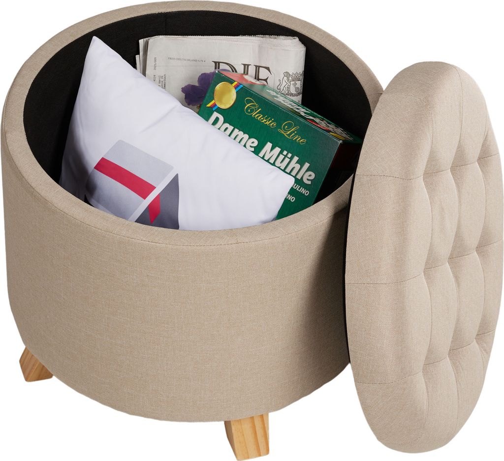 Stolička s úložným priestorom Suna 44,5 x 41,5 cm Obrázok produktu 12
