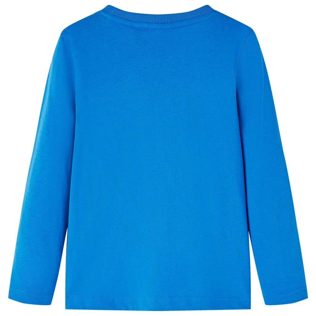 vidaXL Kinder-Langarmshirt Kobaltblau 128