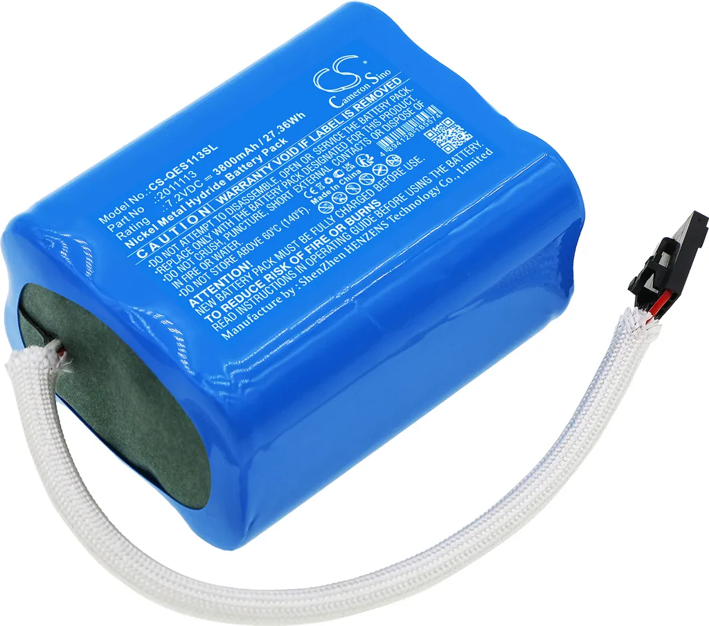 Ricambio Batteria TECHTEK 2011113 per Analizzatori QED | 7.2V 3800mAh