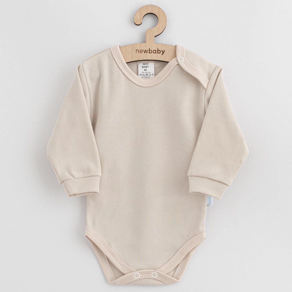 Neu Baby lässig gekleidet Baumwolle Baby Bodysuit Beige, Gr. 80 (9-12m)