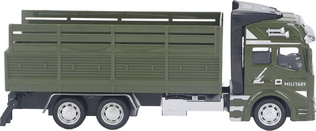 Transport-LKW-Modell, 18,6 cm Länge, Metalllegierung, Pullback-Transporter, Spielzeug für die Spielsammlung