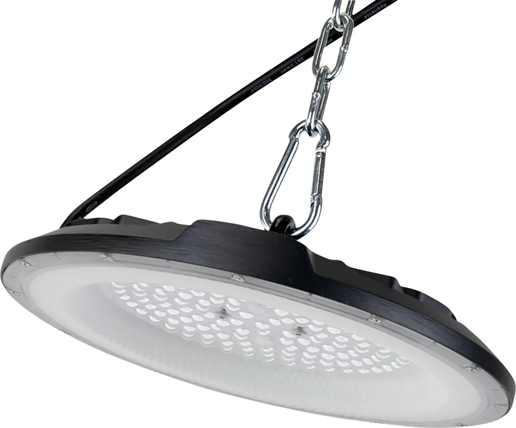 LUXULA LED Highbay UFO 150W 5000K | Campana Industriale IP65 15000lm