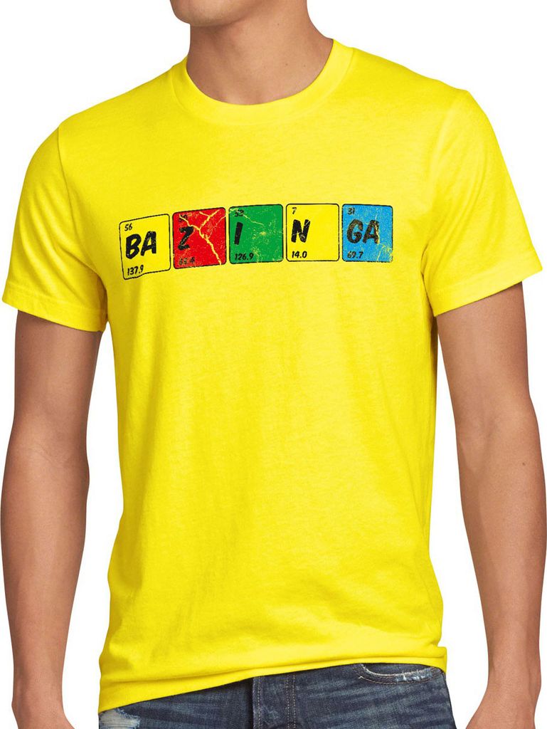 BaumwolleCloud Sheldon Formel Periodensystem Herren T-Shirt chemie