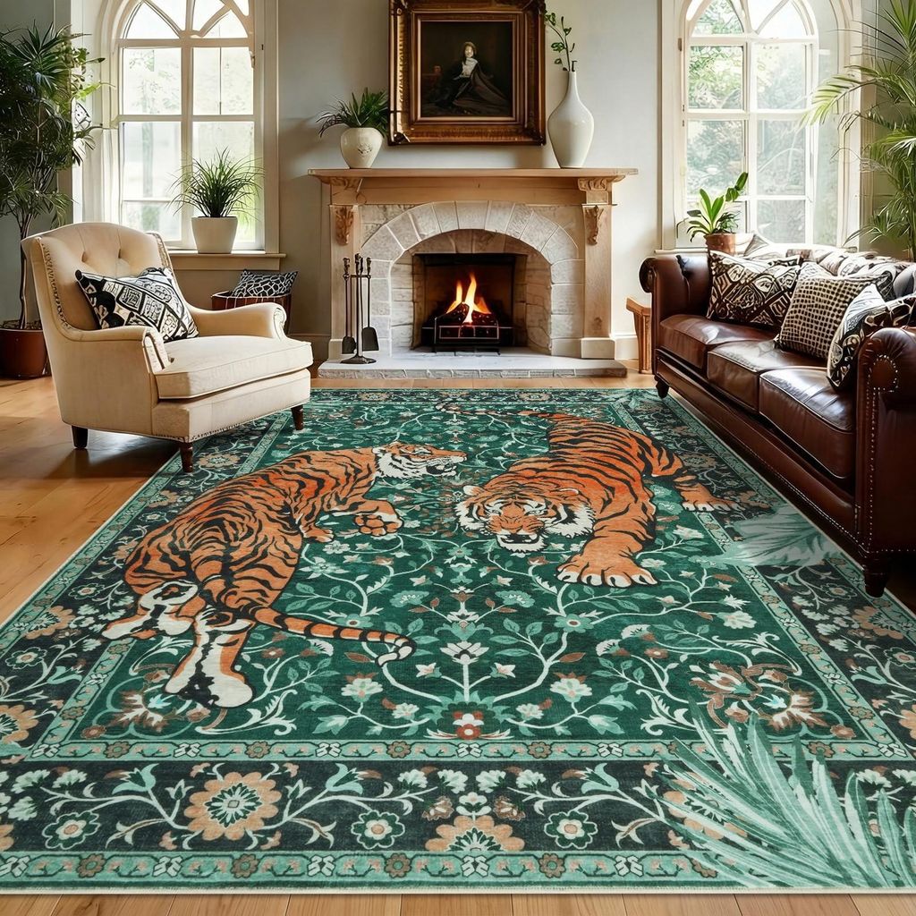 Omgoods - Alfombra para sala de estar, 160x230 cm - Imagen del producto 