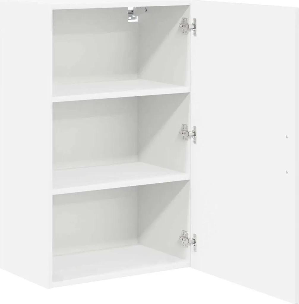 vidaXL Armadio Cucina Bianco Lucido 50x31x80 cm - Mobile Salvaspazio - 5