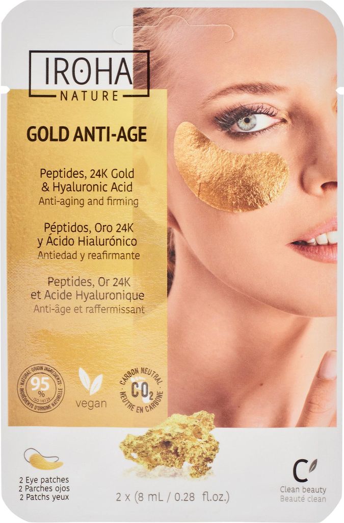 Iroha Divine Collection Gold Eye-Pads Augenpads 1 Paar Augenpatches 659605