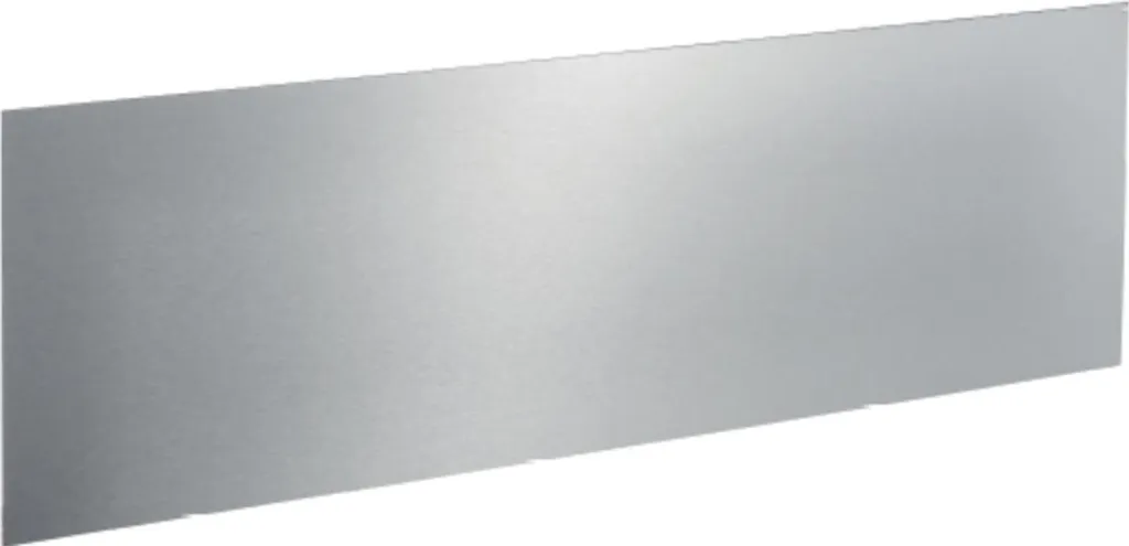 Plinthe bas de porte inox brossé 150x830 mm adhésive haute résistance