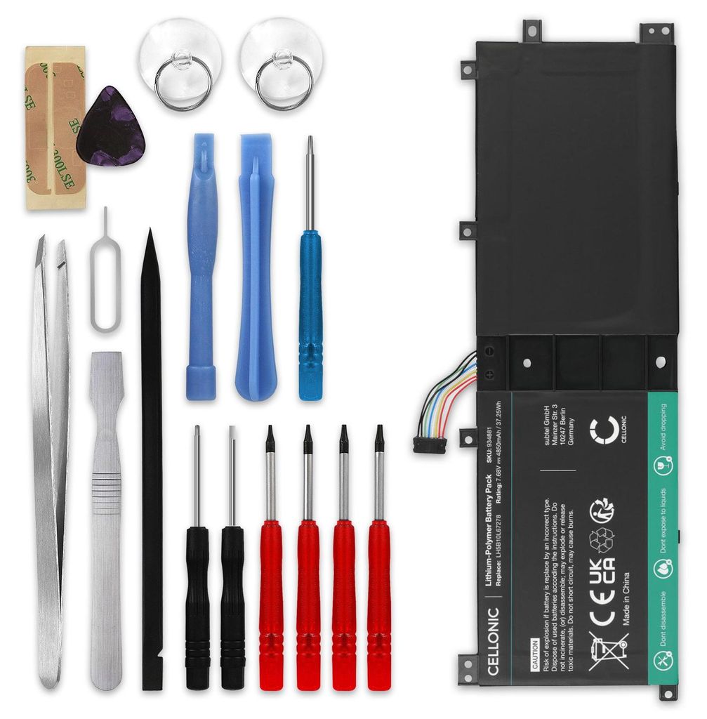 CELLONIC 1x Akku für Notebook Kompatibel mit Lenovo Miix Produktbild 