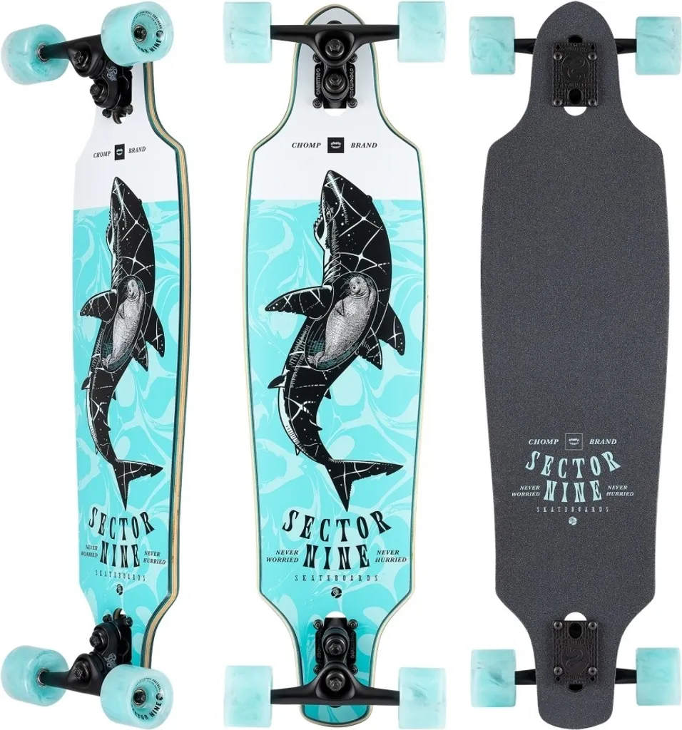 Sector 9 DT Longboard Roundhouse Great blanc 34 pouces pour carving