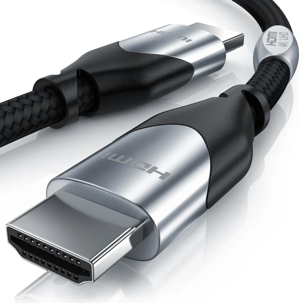 Câble HDMI 4k 10 mètres pour Installation Vidéoprojecteur et Home Ciné