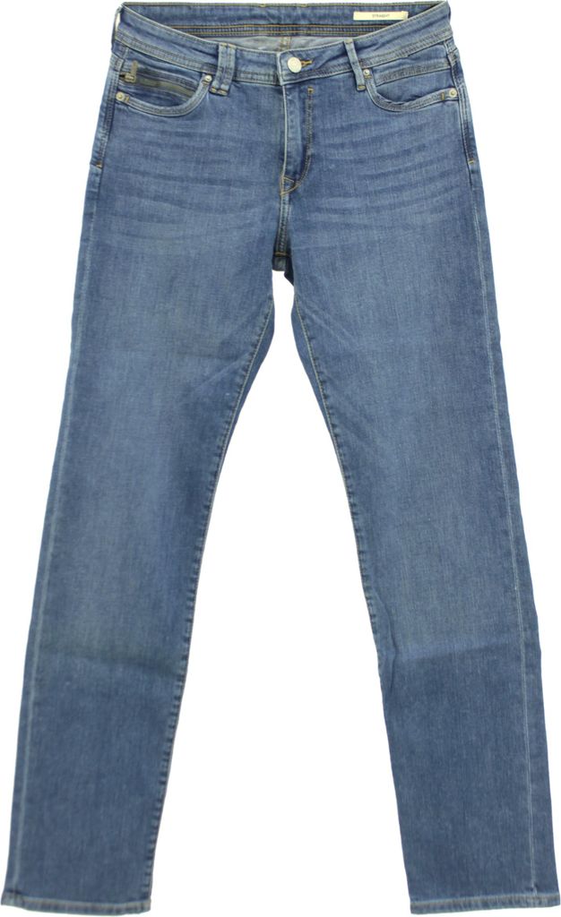33065 Esprit, Low Rise Straight Fi, Damen Jeans, Stretchdenim, lightblue used, W 25 L 32
