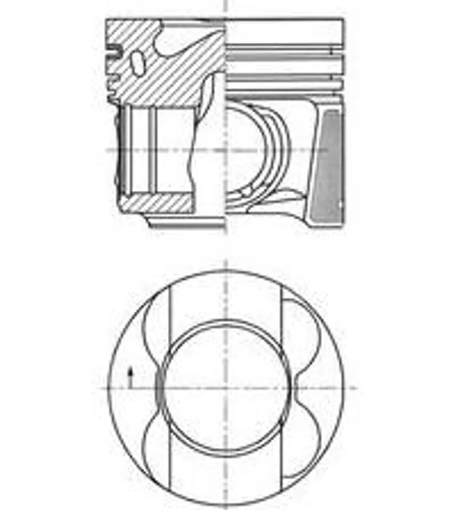 Piston KOLBENSCHMIDT 41641620 haute résistance pour CLA et Classe B