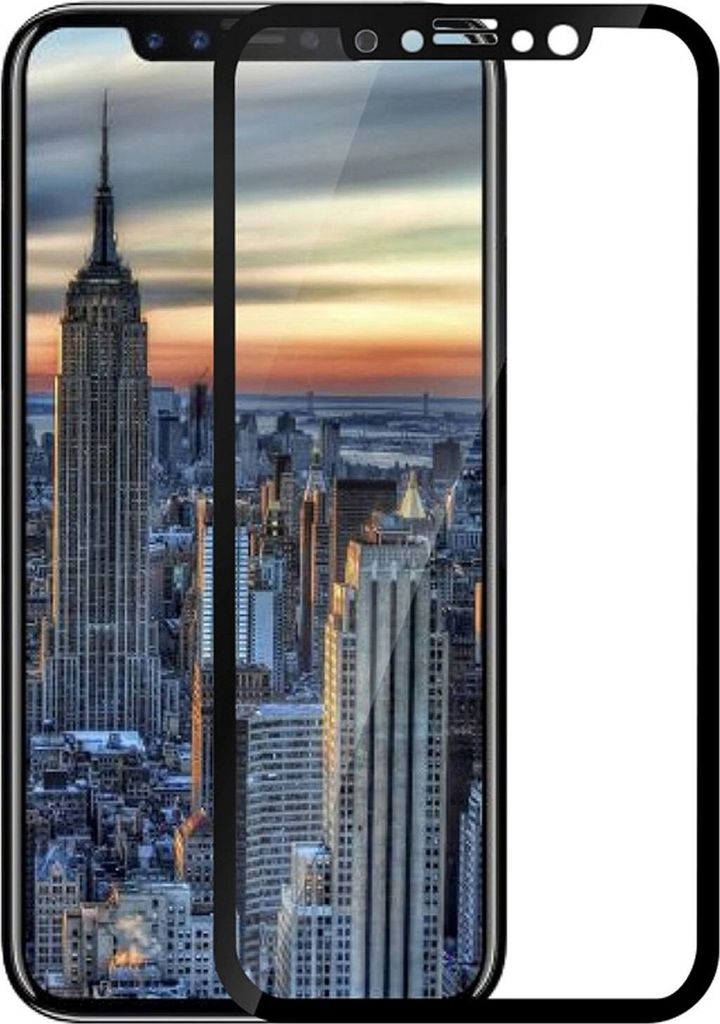 Schutzglas für Apple iPhone X / iPhone 10 5.8 Zoll gerundetes Glas Bildschirm Displayschutz curved