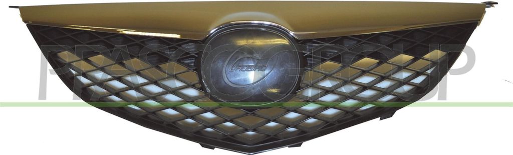 PRASCO MZ0502001 Kühlergrill Frontgrill für MAZDA 6 Station Wagon (GY) Chrom Schwarz