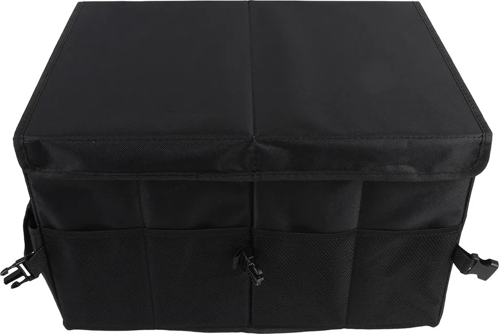 Bac de rangement de coffre grande capacité 60L avec couvercle amovible