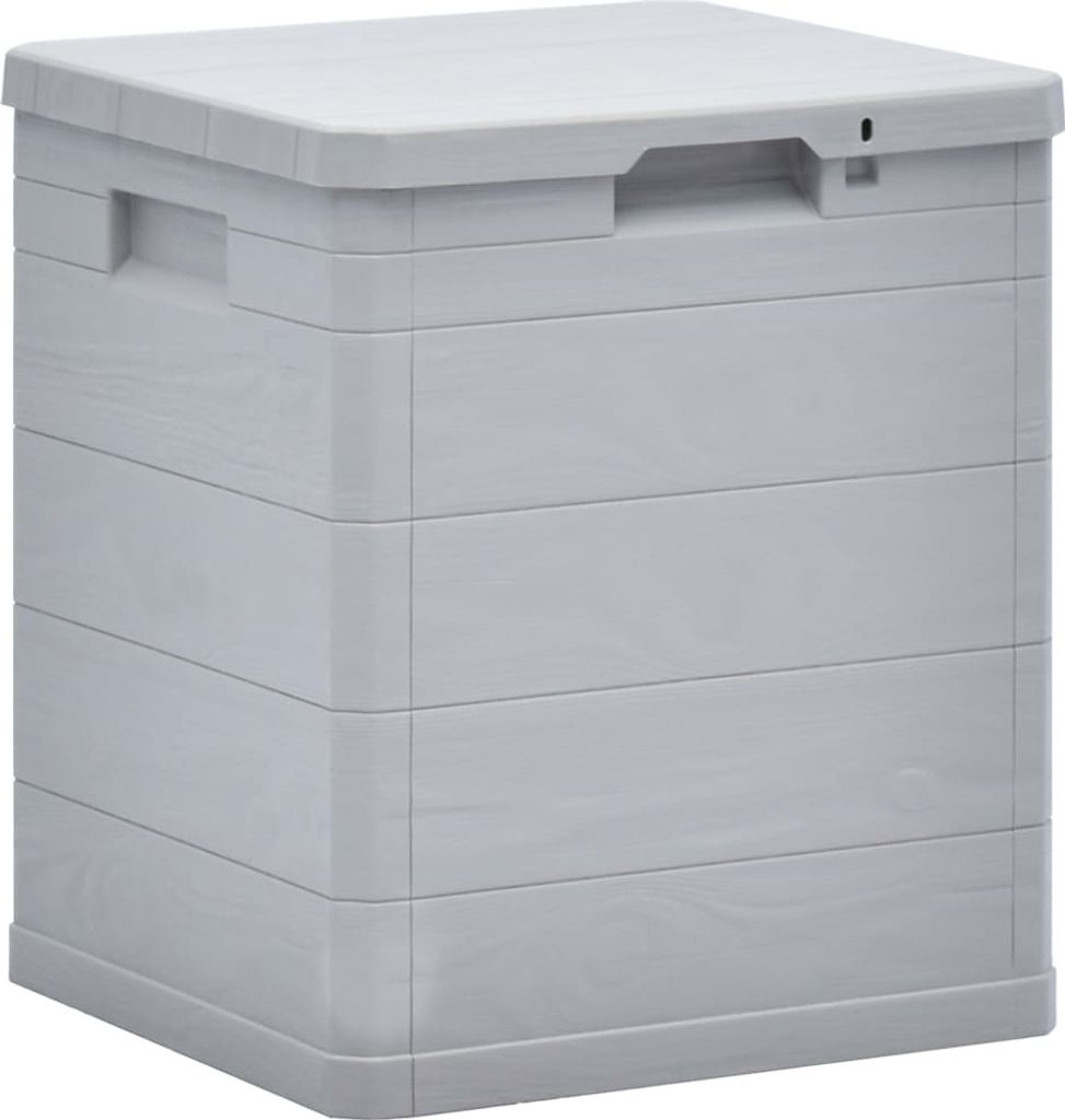 Záhradný úložný box bledosivý 90 l Obrázok produktu 