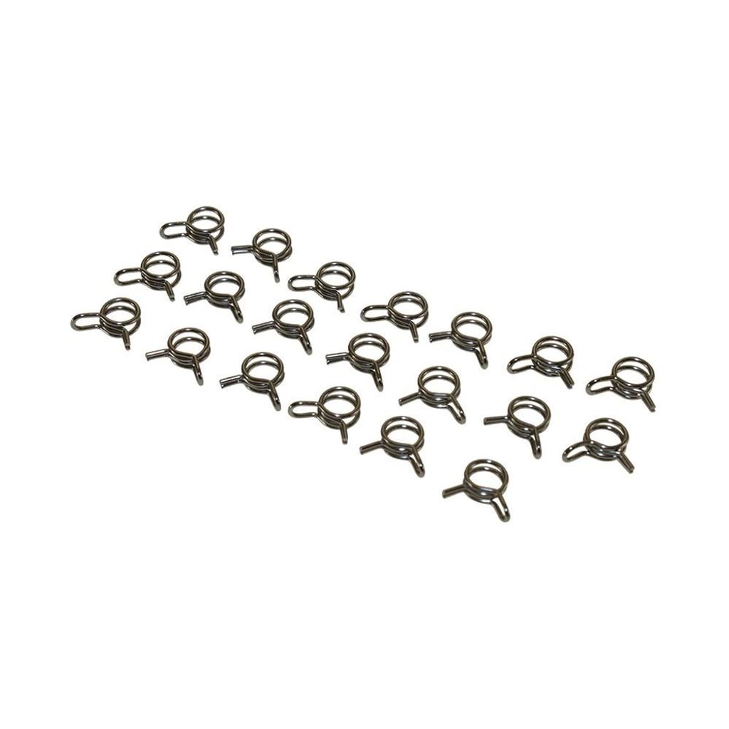 20 x 6mm Schlauchklammer Klammer Benzinschlauch für Moped Mofa Roller Hercules Kreidler Zündapp Puch
