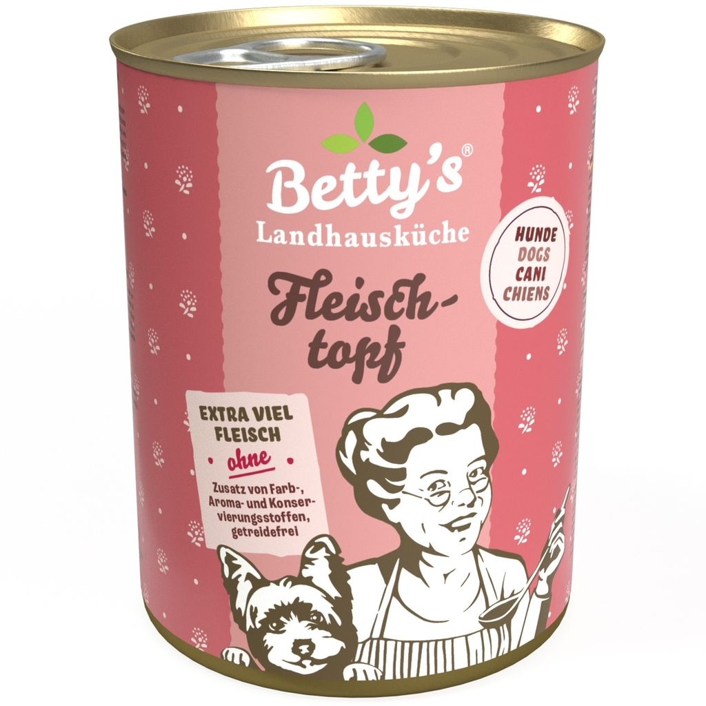 Bettys Landhausküche Hund Fleischtopf (ehemals All Meat) 400 g