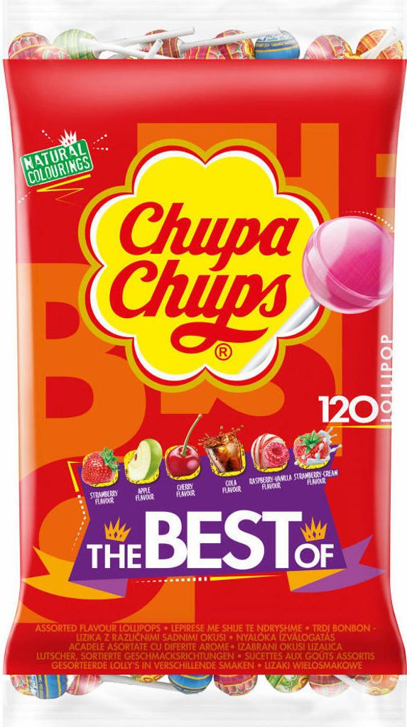 Chupa Chups Original The Best Of 120 lizaków w torebce Zdjęcie produktu 
