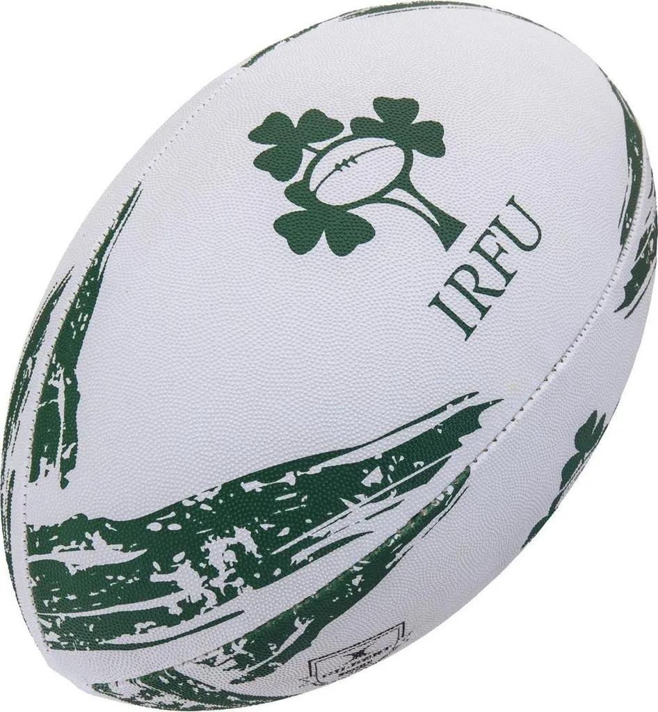 Ballon de rugby taille 5 Irlande Gilbert idéal pour jouer entre amis ou club