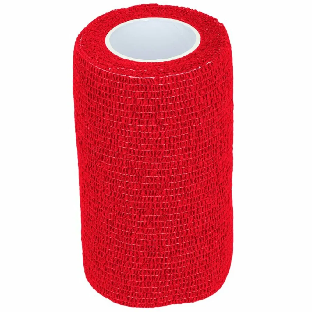 Benda Coesiva Profi Rossa 10cm x 4.5m | Uso Veterinario e Sportivo Equino