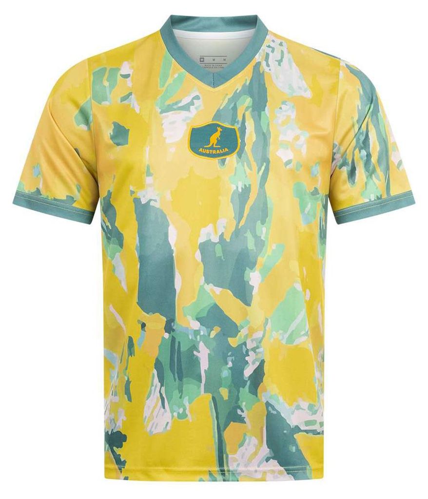 JELEX Herren Australien Trikot Retro History yellow XL Produktbild 