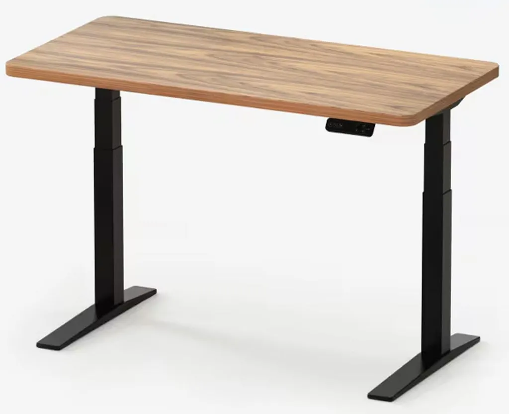 Bureau assis debout pour télétravail E7B-Pro-EUV3 - Confort noir mat