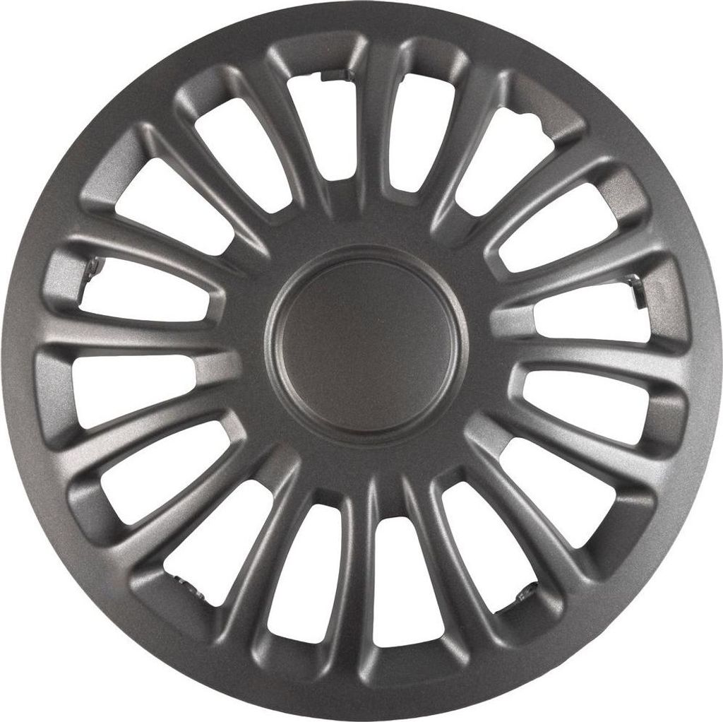 START Satz anthrazitfarbener Auto-Radkappen Monza 13'' 4-teilig aus ABS