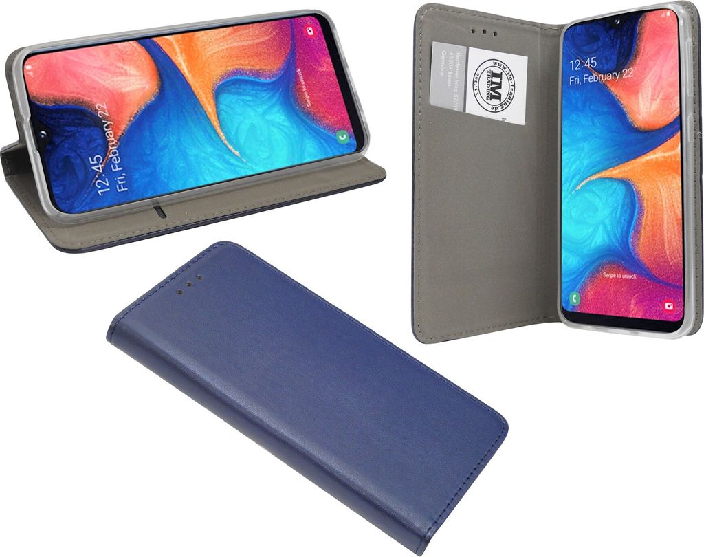 cofi1453 Buch Tasche "Smart" kompatibel mit SAMSUNG GALAXY A20e (A202F) Handy Hülle Etui Brieftasche Schutzhülle mit Standfunktion, Kartenfach ...